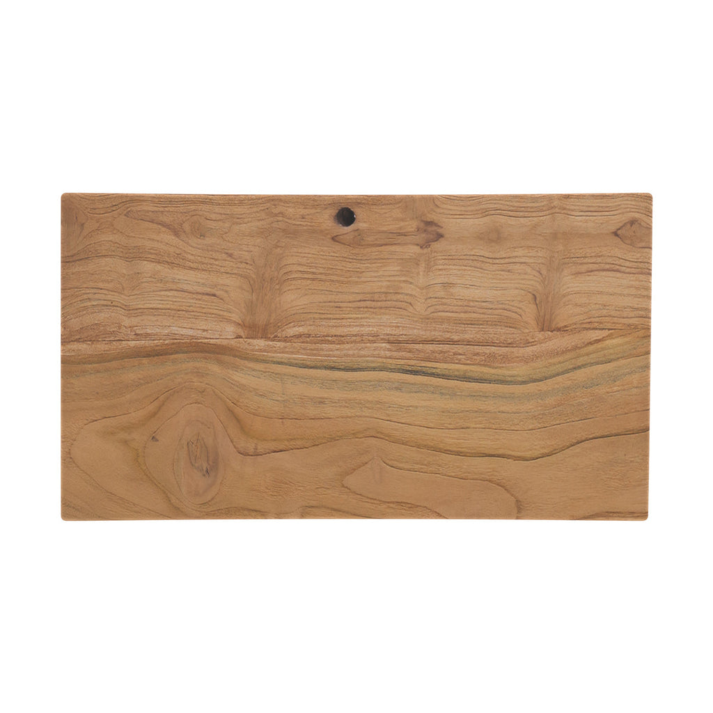 Eka - Taburete de madera de teca reciclada
