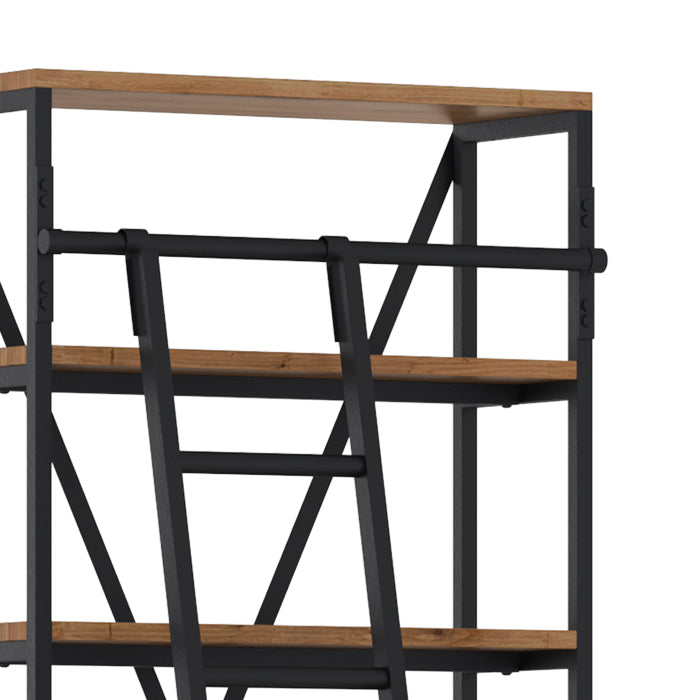 Petite bibliothèque Kasi 86 cm avec échelle