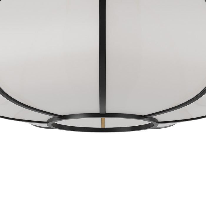 Suspension Hana en bambou noir 38 cm