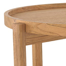 Table basse Kouma D70 cm en bois de teck recyclé