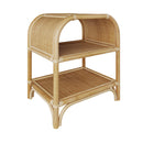 Table de chevet en rotin Gaspy