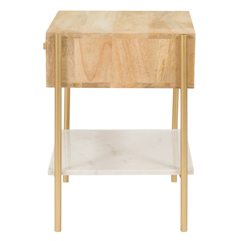 Doori Bedside Table - Light Brown
