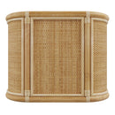 Table de chevet en rotin Gaspy