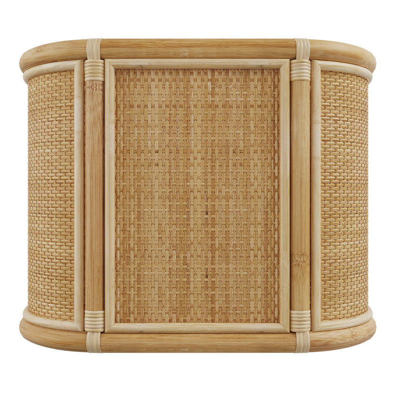 Table de chevet en rotin Gaspy
