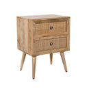 Table de chevet Cody en cannage