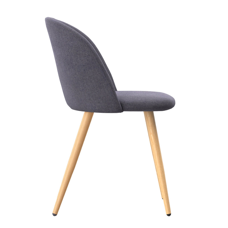 Set of 2 Cozy Chairs - Dark Grey