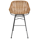 Set of 2 Carmela Bar Stools - Light Brown