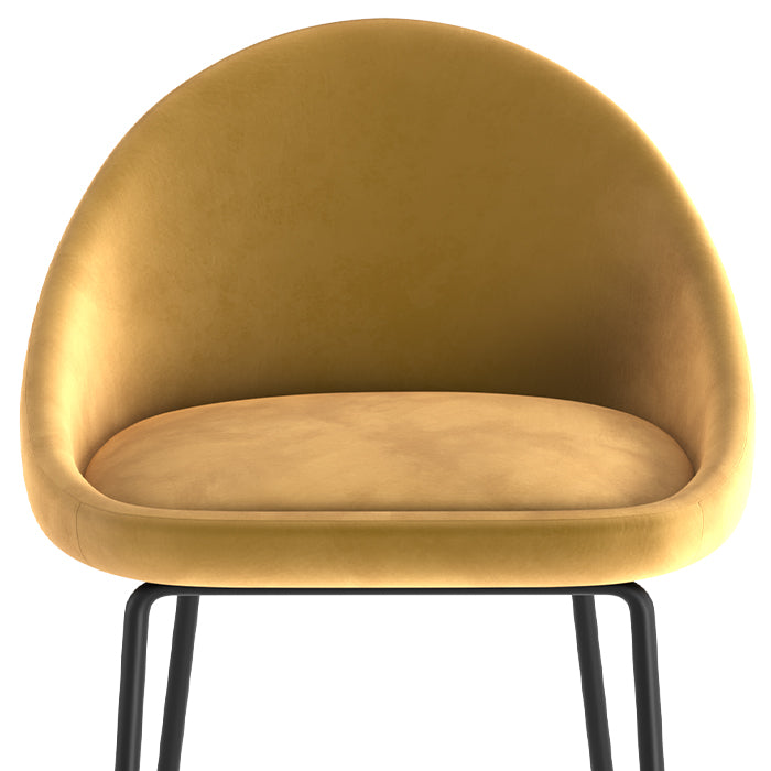Set of 2 Misty Bar Stools - Yellow