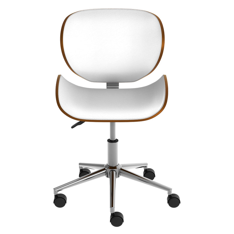 Chaise de bureau blanche Baudoin