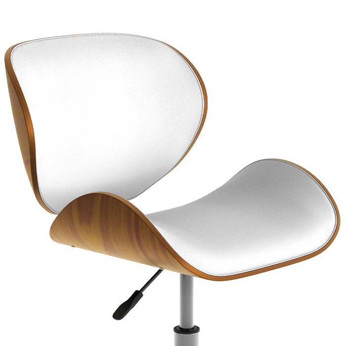 Chaise de bureau blanche Baudoin