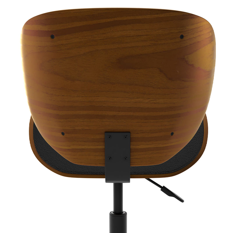 Chaise de bureau noire Baudoin