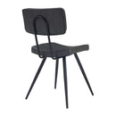 Chaise Texas grise / noire (lot de 2)