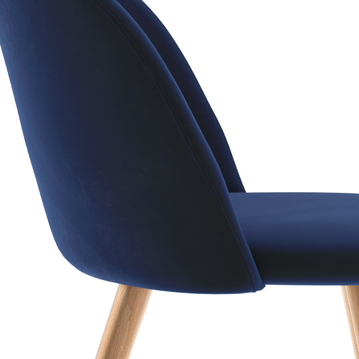 Set of 2 Cozy Chairs - Dark Blue