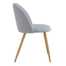 Set of 2 Cozy Chairs - Light Grey