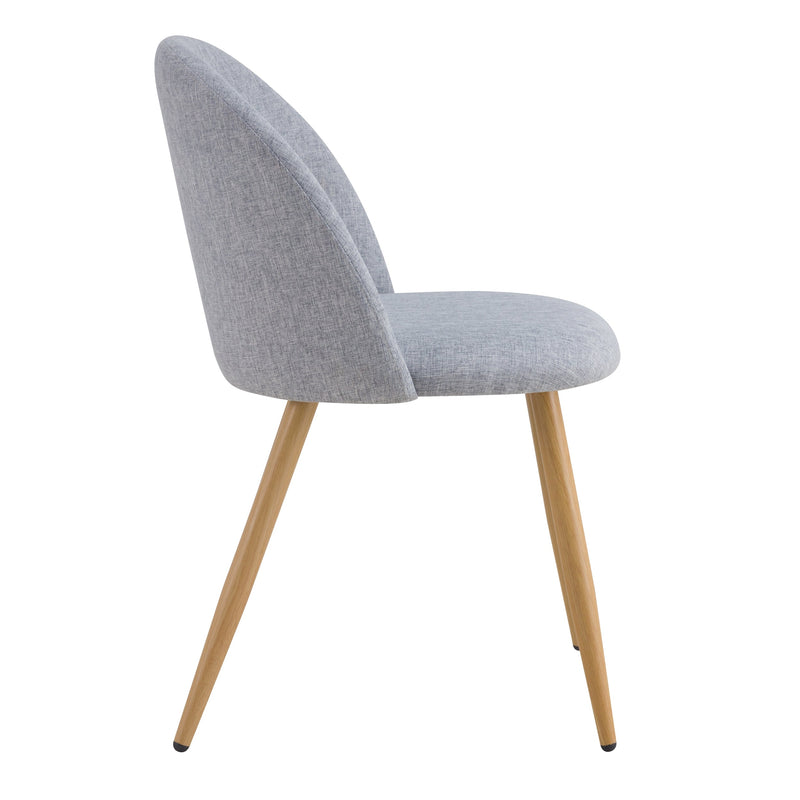 Set of 2 Cozy Chairs - Light Grey