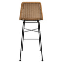 Set of 2 Mandya Bar Stools - Brown