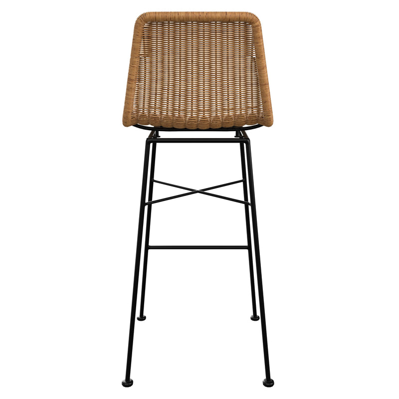 Set of 2 Mandya Bar Stools - Brown