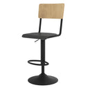Set of 2 Clem Bar Stools - Light Brown