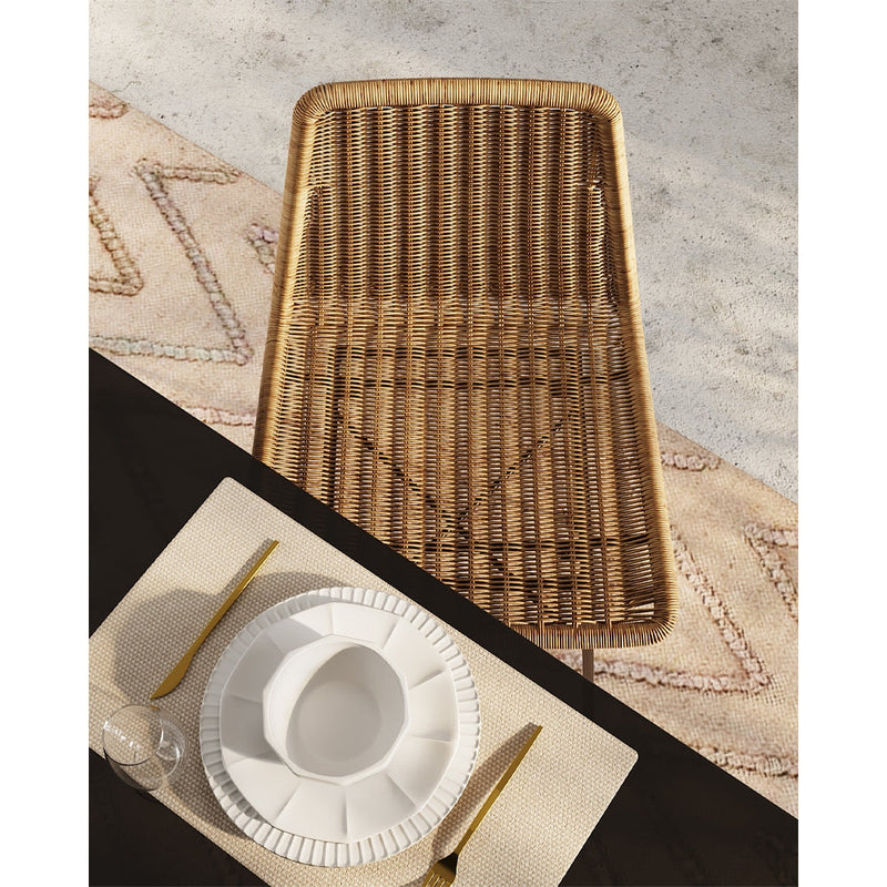 Set of 2 Mandya Bar Stools - Brown