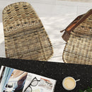 Set of 2 Tiptur Bar Stools - Brown