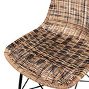 Set of 2 Tiptur Bar Stools - Brown