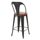 Set of 2 Charly Bar Stools - Black