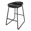 Chaise de bar mi-hauteur Yoshi noire 65.5 cm (lot de 2)