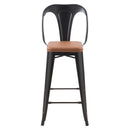 Set of 2 Charly Bar Stools - Black