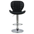 Chaise de bar noire Mazzia 53/74 cm (lot de 2)