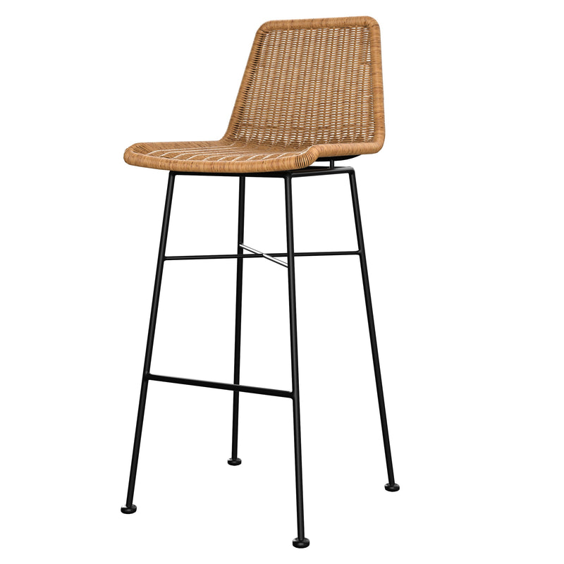Set of 2 Mandya Bar Stools - Brown