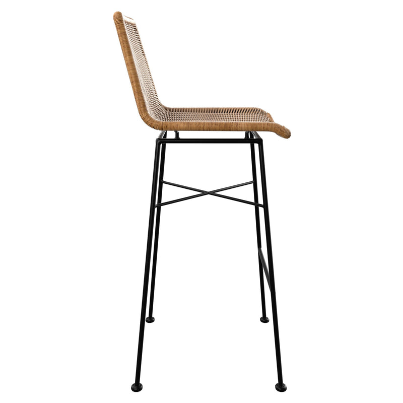 Set of 2 Mandya Bar Stools - Brown