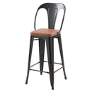 Set of 2 Charly Bar Stools - Black