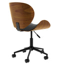 Chaise de bureau noire Baudoin