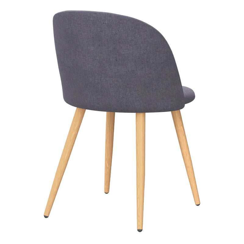 Set of 2 Cozy Chairs - Dark Grey
