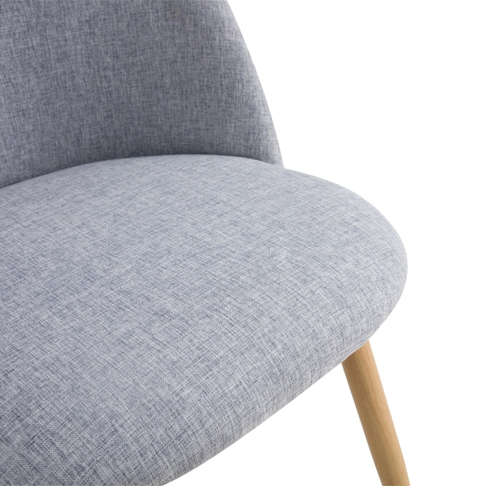 Set of 2 Cozy Chairs - Light Grey