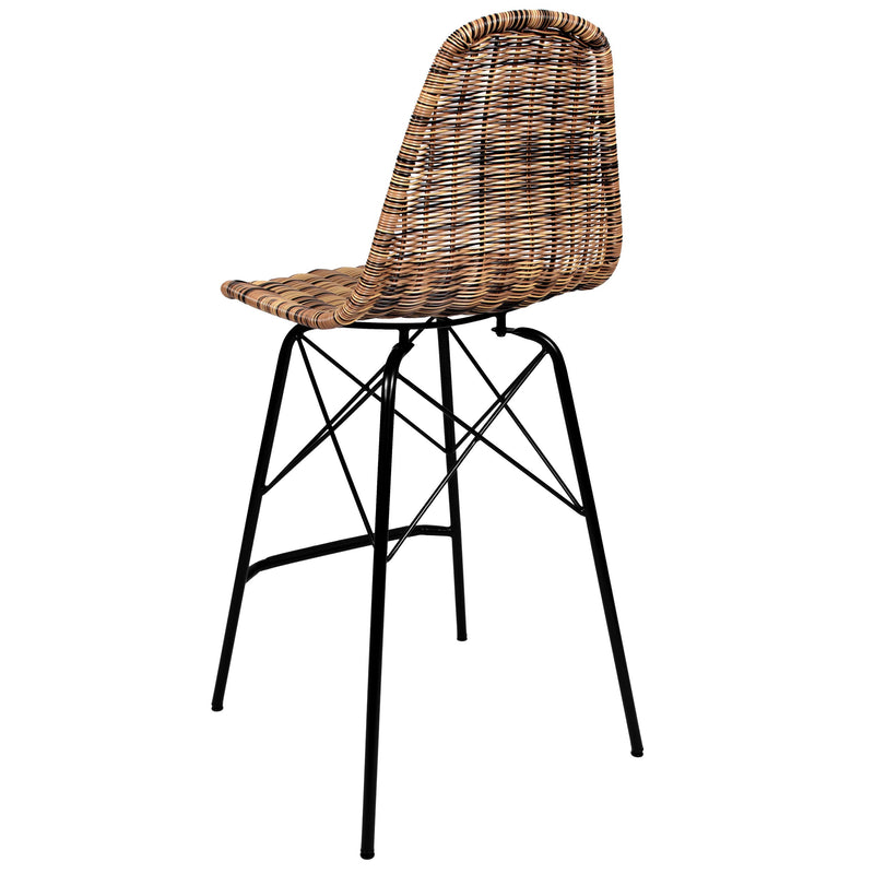 Set of 2 Tiptur Bar Stools - Brown