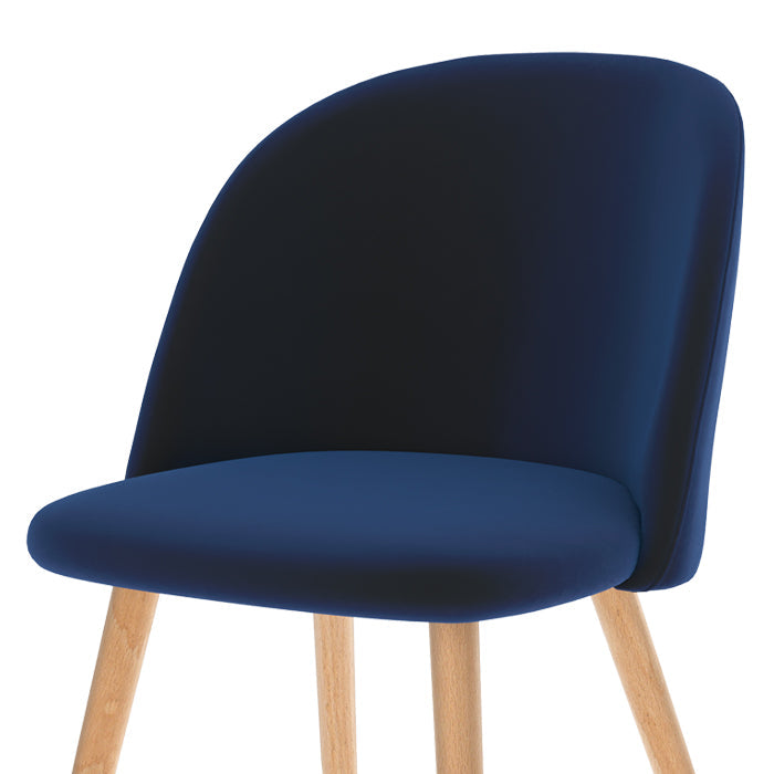 Set of 2 Cozy Chairs - Dark Blue