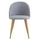 Set of 2 Cozy Chairs - Light Grey