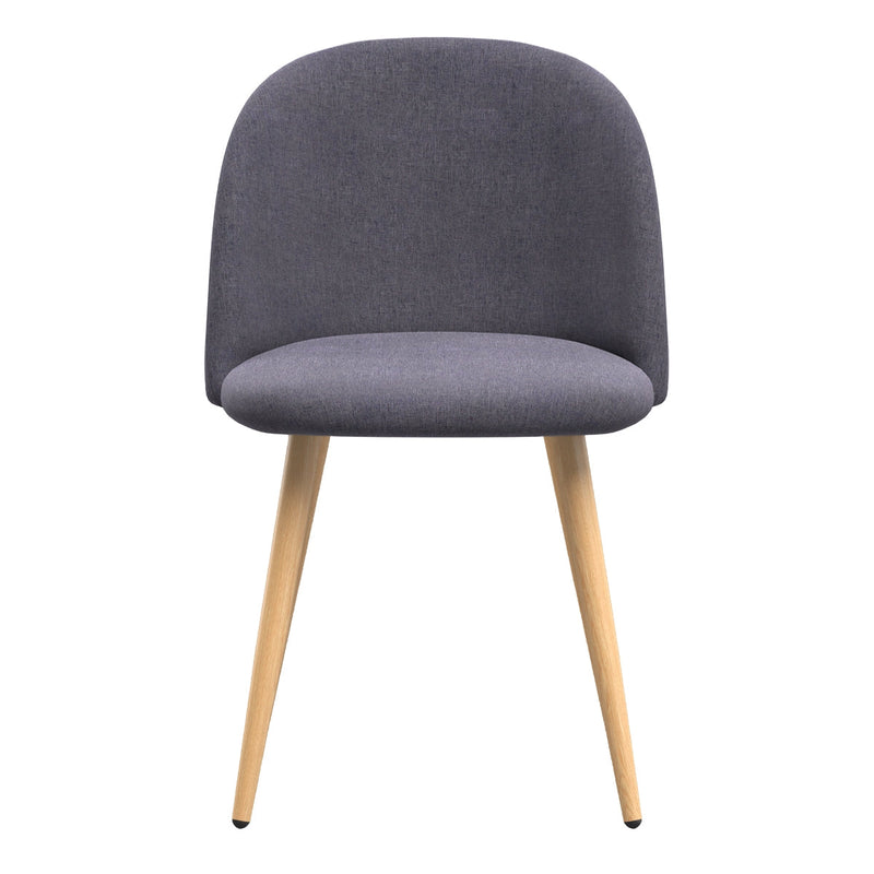 Set of 2 Cozy Chairs - Dark Grey