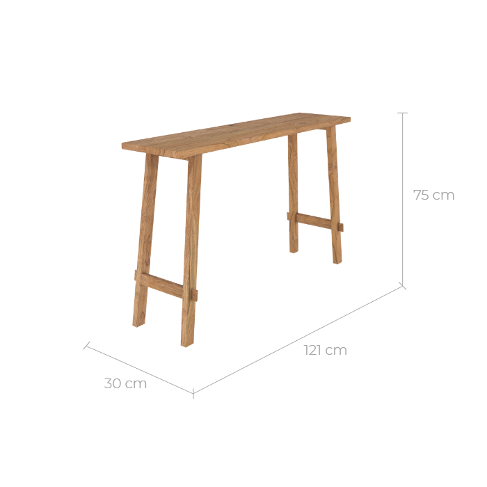 Console Cahya en bois