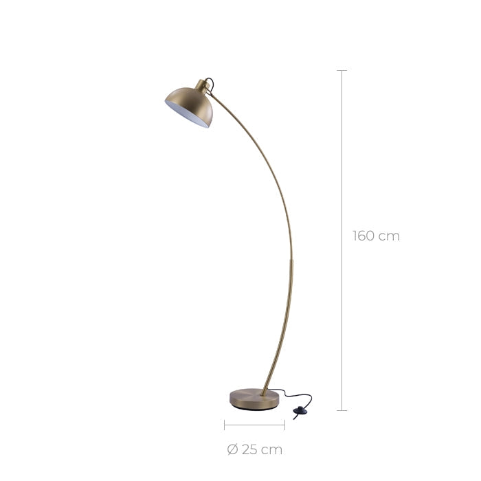 Jersey Floor Lamp - Gold