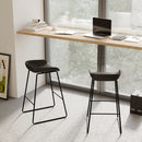 Set of 2 Yoshi Bar Stools - Black