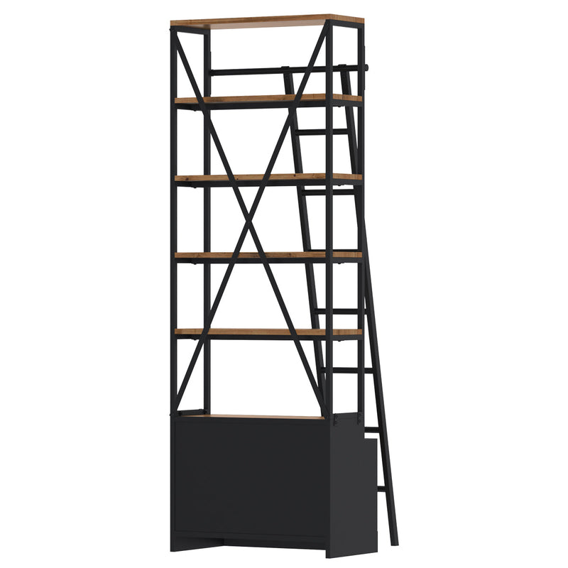 Petite bibliothèque Kasi 86 cm avec échelle