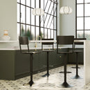 Suspension Hana en bambou noir 38 cm