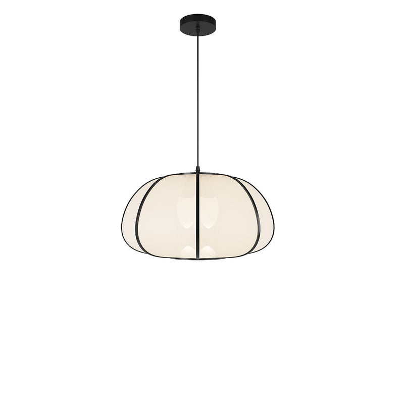Suspension Hana en bambou noir 38 cm