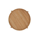 Table basse Kouma D70 cm en bois de teck recyclé