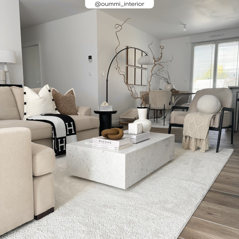 Izaé Coffee Table - White