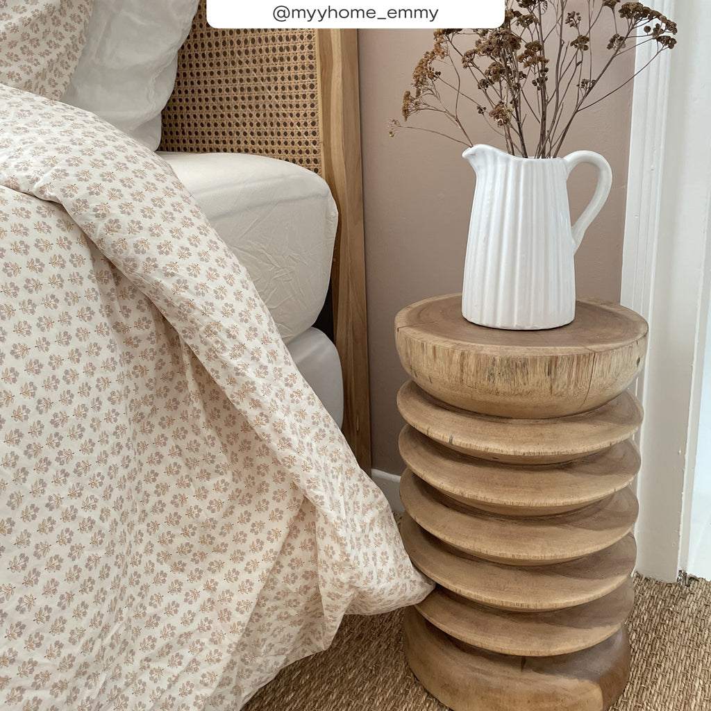 Lewa - Round Suar Wood Stool