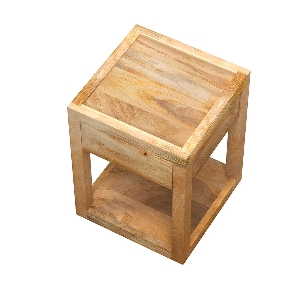 Jakarta - Mango Wood 1 Drawer Bedside Table
