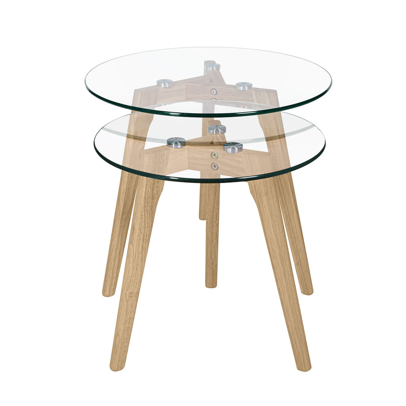 Set of 2 Venus Coffee Tables - Transparent